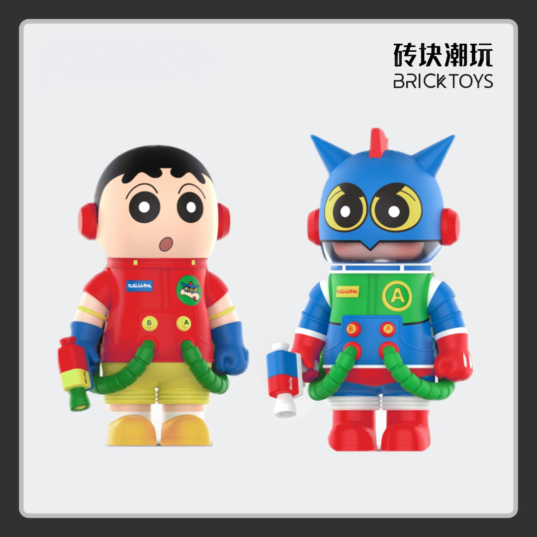 【茉莉】蜡笔小新联名 400%+100% 潮玩摆件