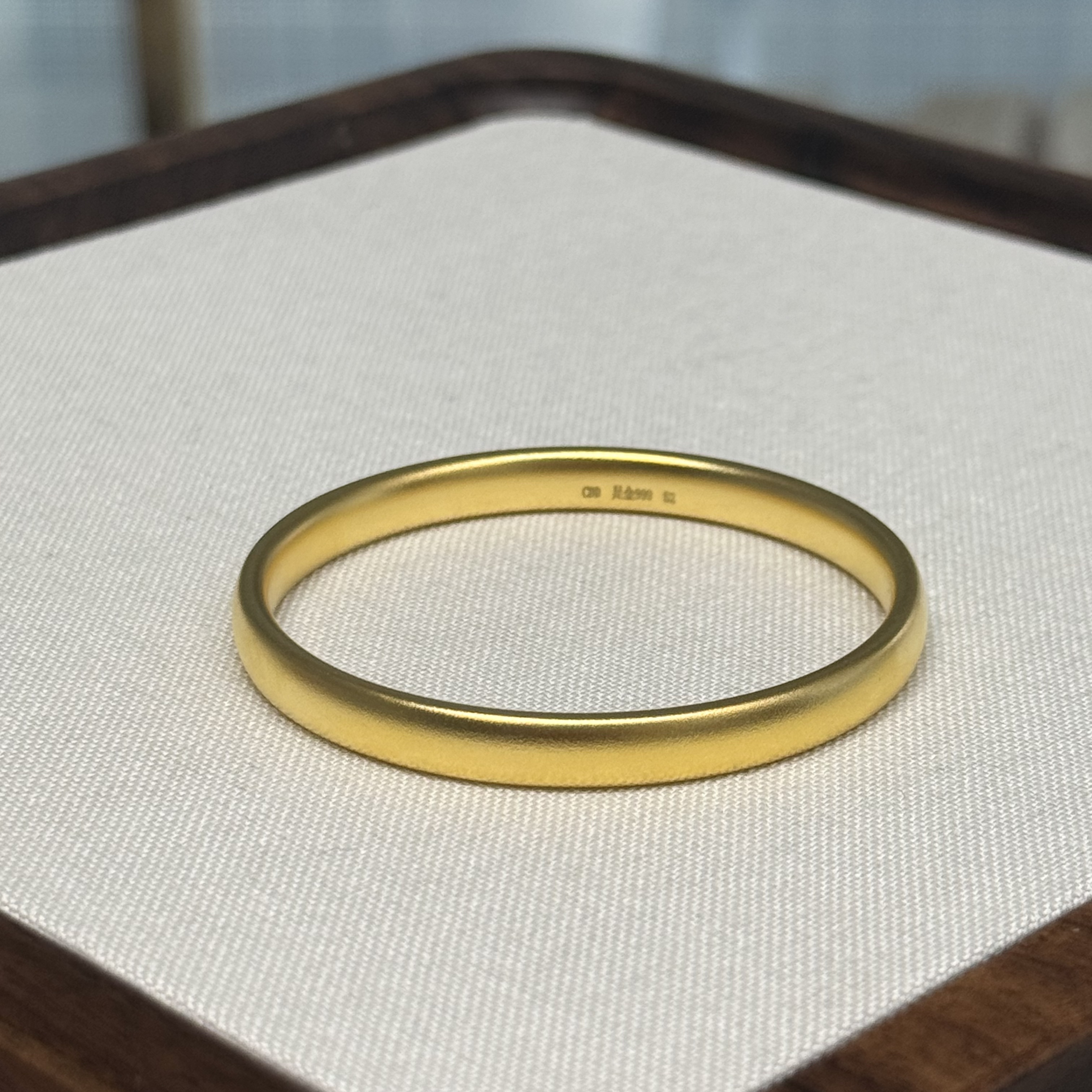 新年-Ts【卡6轮胎镯厚壁镯】足金999精工古法手镯