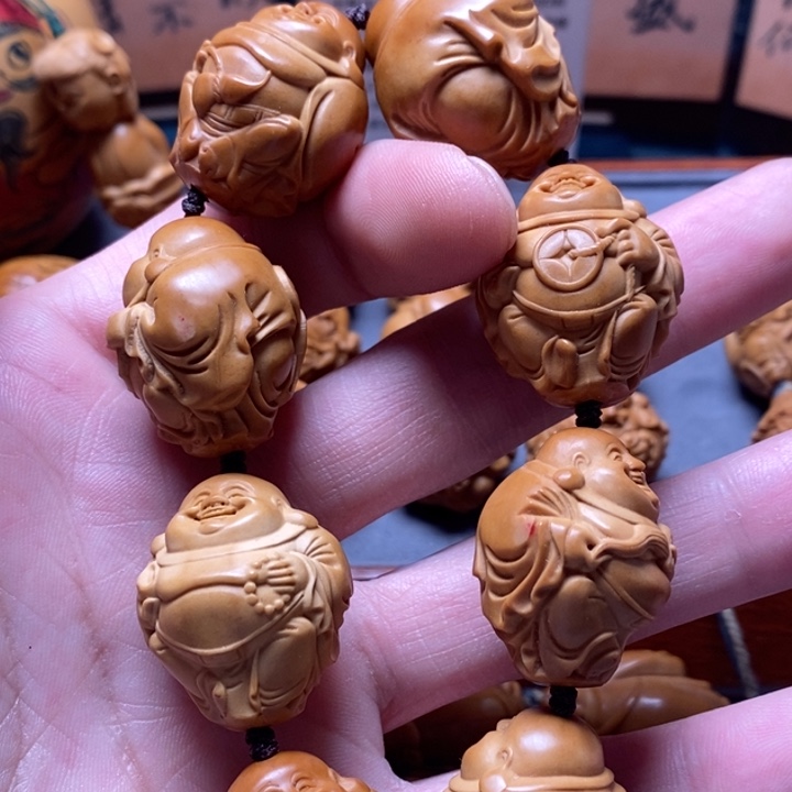 橄榄核手串做****灯橄榄核