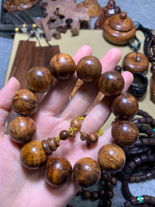 越南黄花梨水波虎皮纹2.0