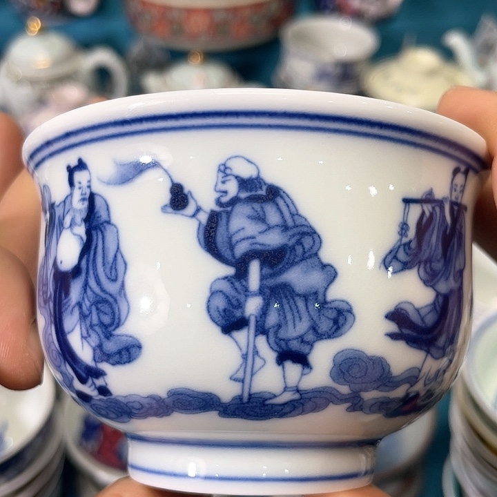 景德镇陶瓷主人杯134444