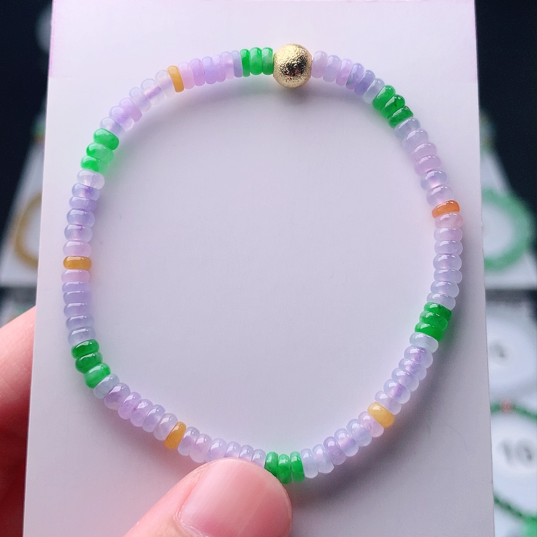 未镶嵌手串翡翠翡翠