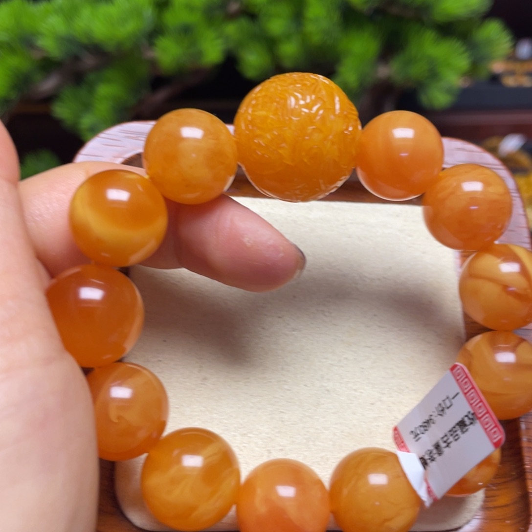 蜜蜡手链未镶嵌手串