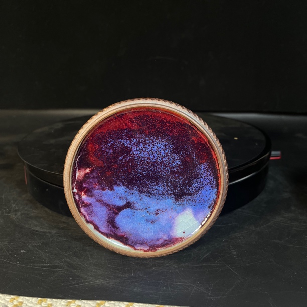 钧瓷——茶壶壶承。