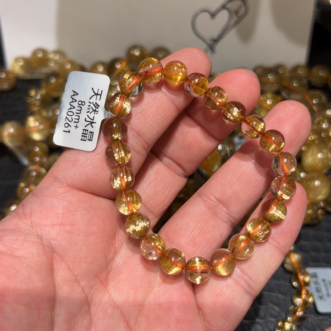 手链水晶未镶嵌aaa0261钛晶