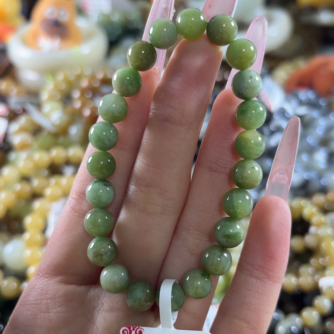 和田玉未镶嵌手链153