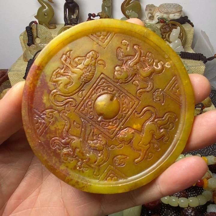 和田玉挂件未镶嵌