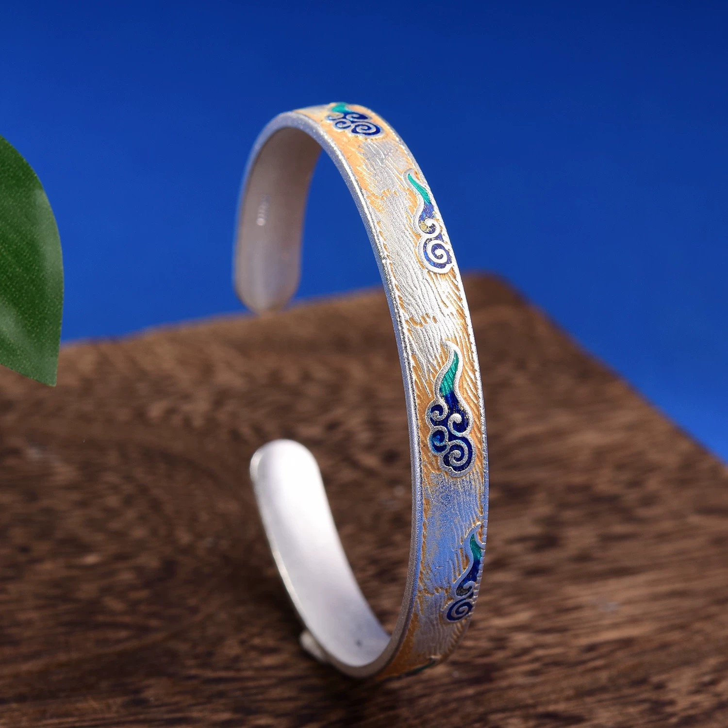 足银手镯 19号链接 【开口手镯】足银999.9 清库存带证书礼盒包装