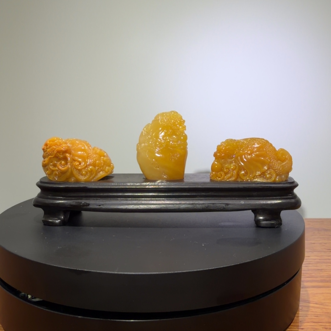 寿山石印石寿山石 芙蓉石小马宝莉