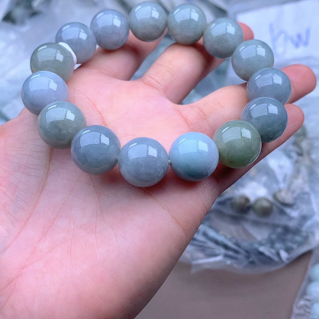 未镶嵌手链翡翠手串