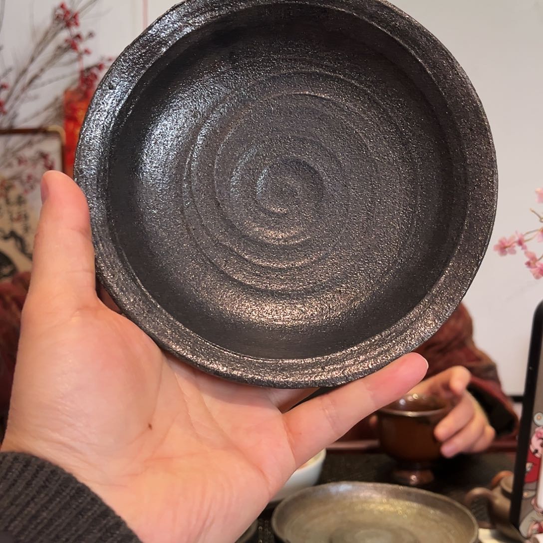 粗陶颖经砂碗妆壶承