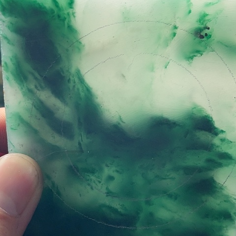 定制石英质玉一**缘非洲翠手镯定制