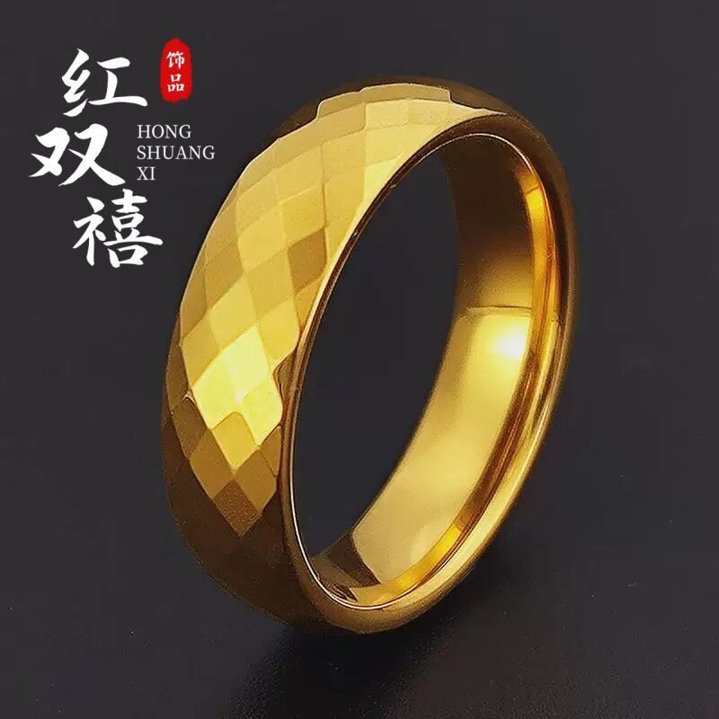 铜合金戒指 铜合金合金 铜合金光面简约经典百搭不掉色高级感首饰