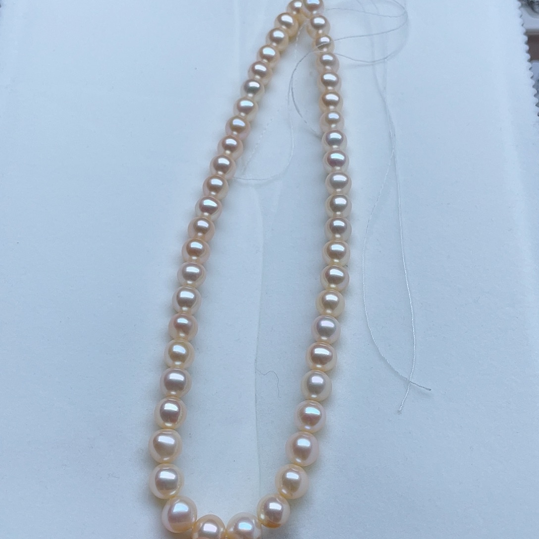 淡水珍珠颈饰银S925镶嵌