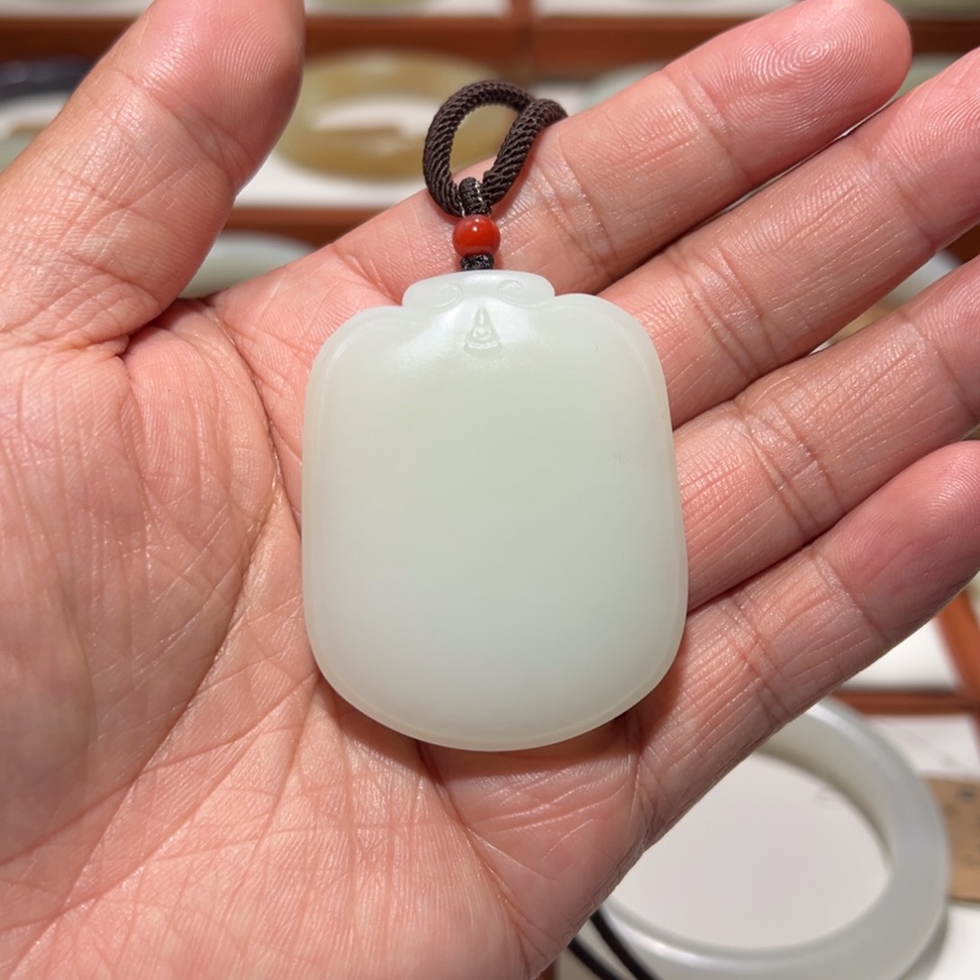 和田玉（白玉）颈饰未镶嵌