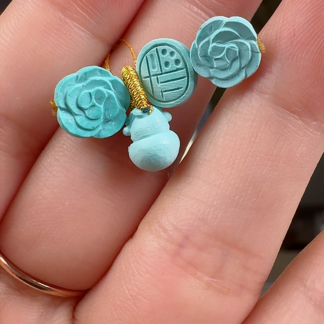 绿松石珠宝奇石未镶嵌