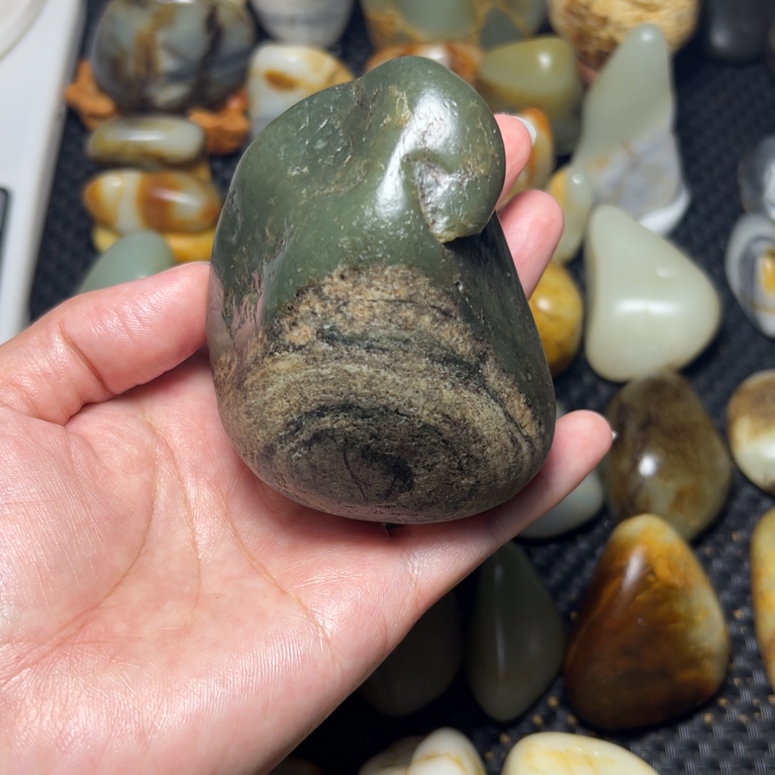 和田玉未镶嵌挂件5