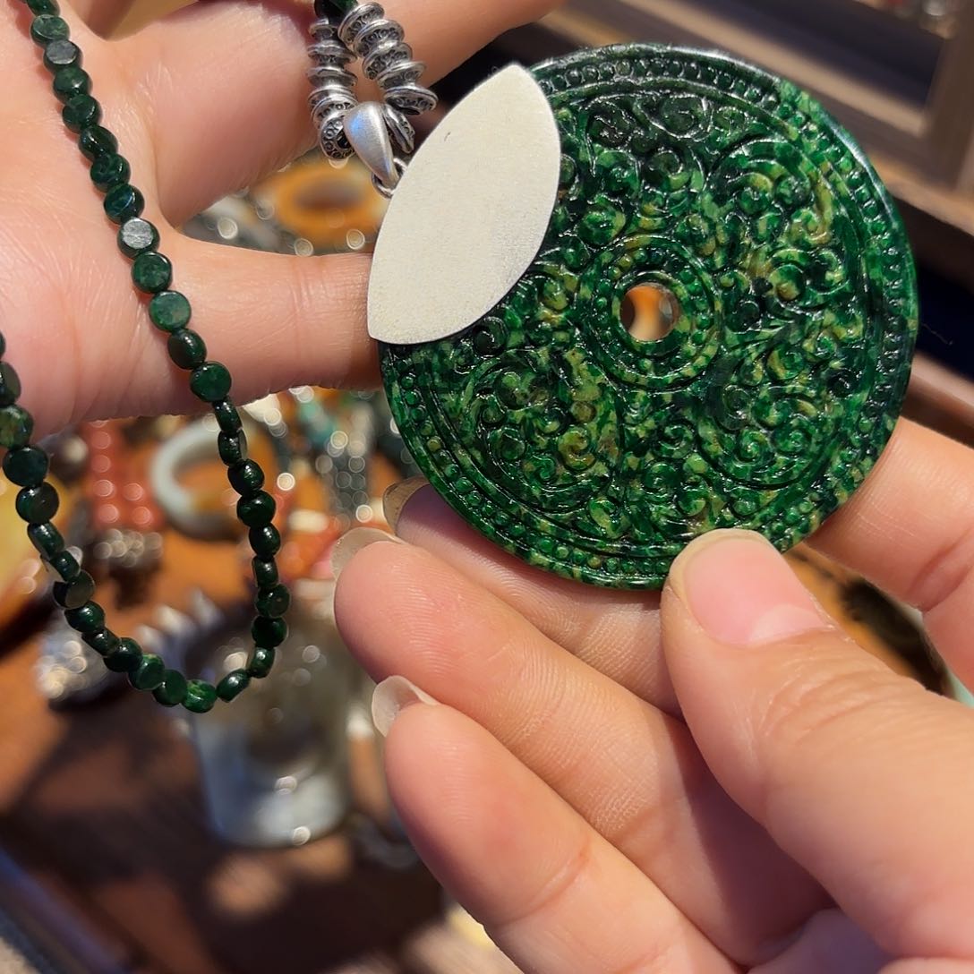 翡翠颈饰未镶嵌原创