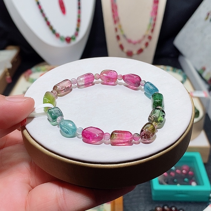 碧玺手链未镶嵌碧玺手链