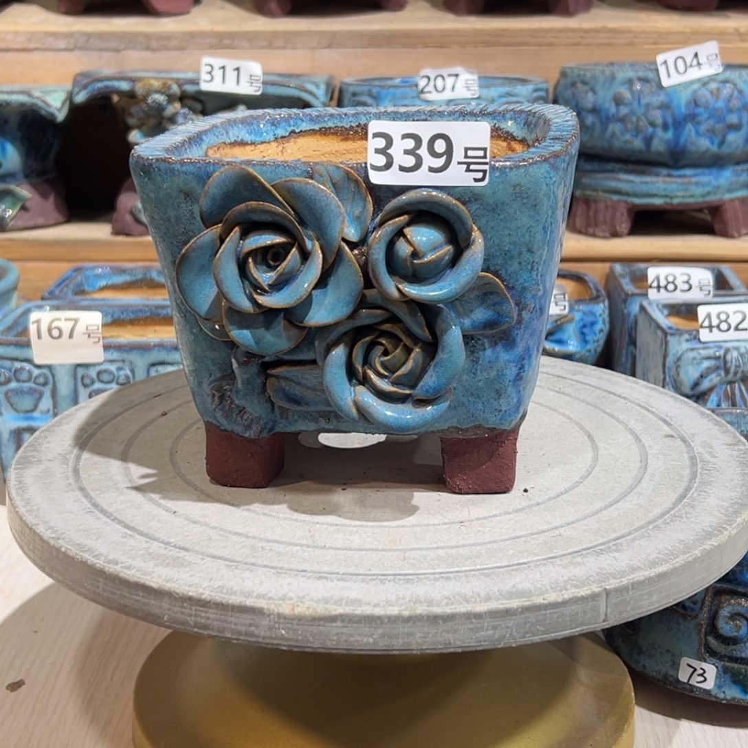 尚雅陶坊多肉花盆，内口径13.5×12.5