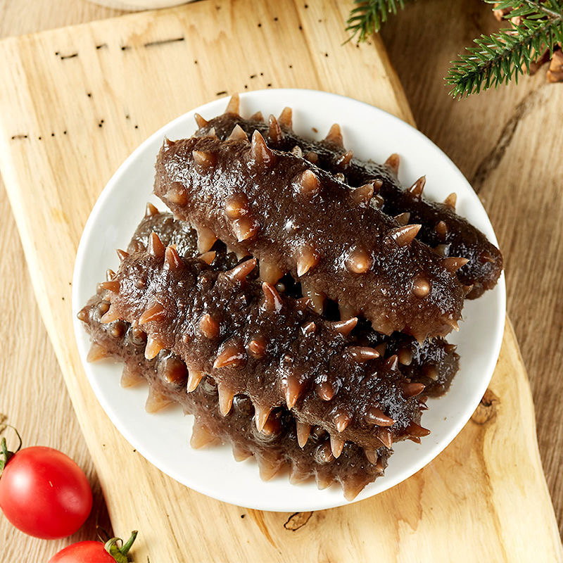 新鲜速冻辽参10-15头即食海参辽参冷冻鲜500克/包