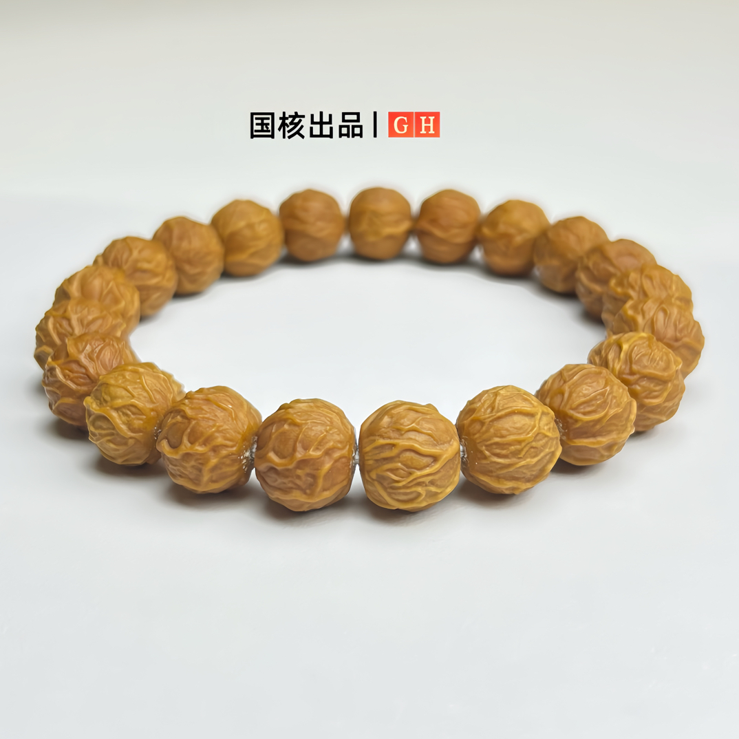 【精工毒液】匠心手作 猴头核桃手串