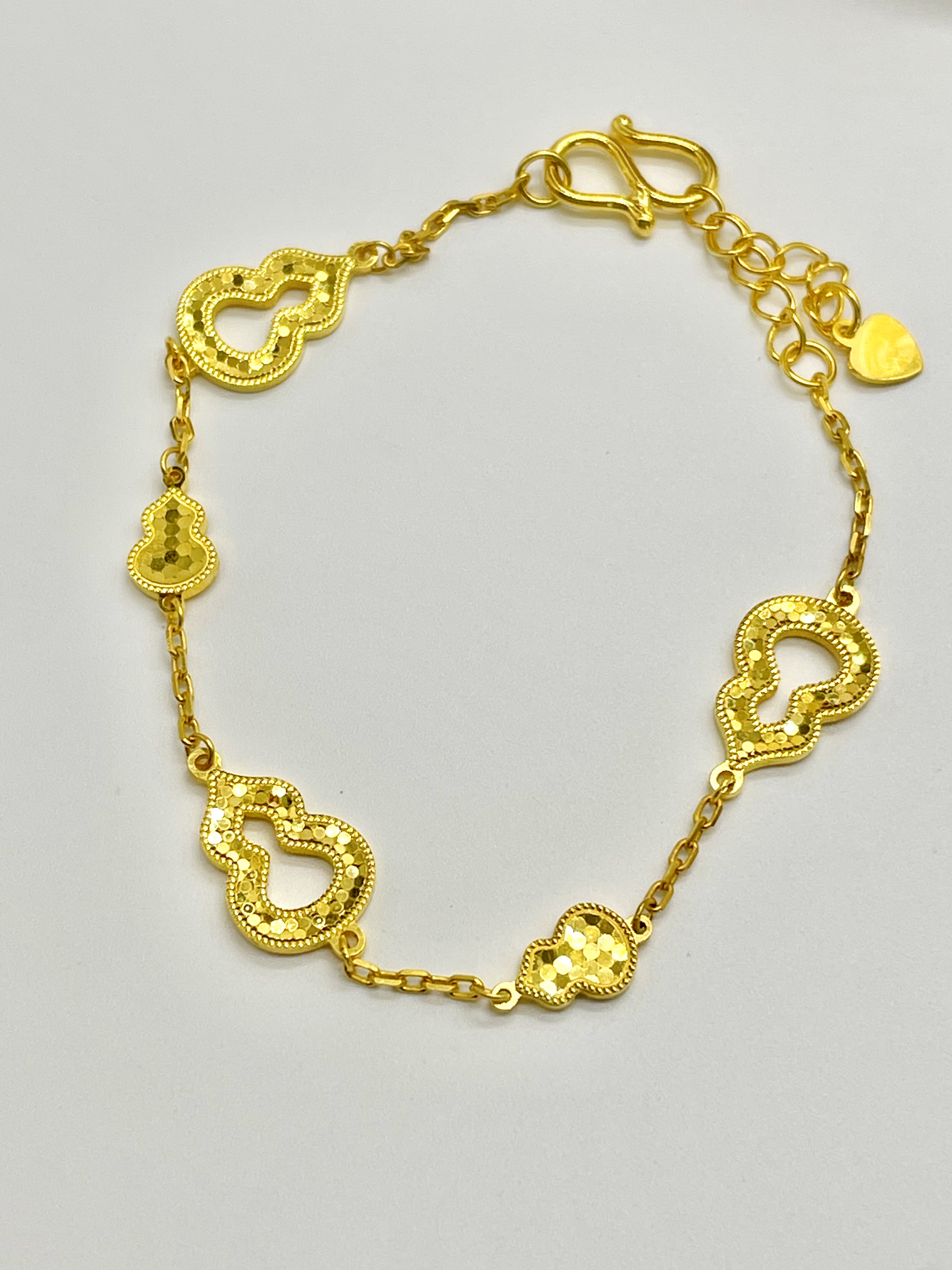 足银手链 银手链足银手链-龙鳞葫芦手链