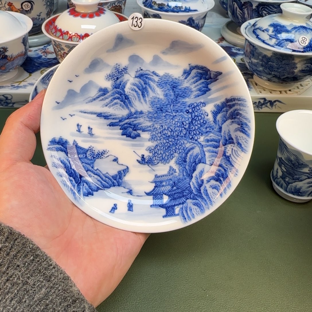 彦祖纯手工手绘茶具133