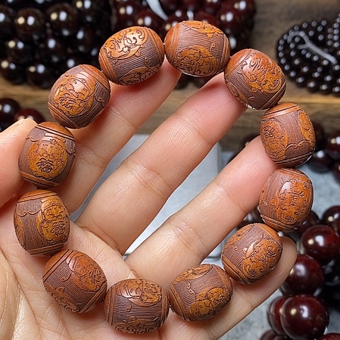 大果紫檀（缅甸花梨）无事牌