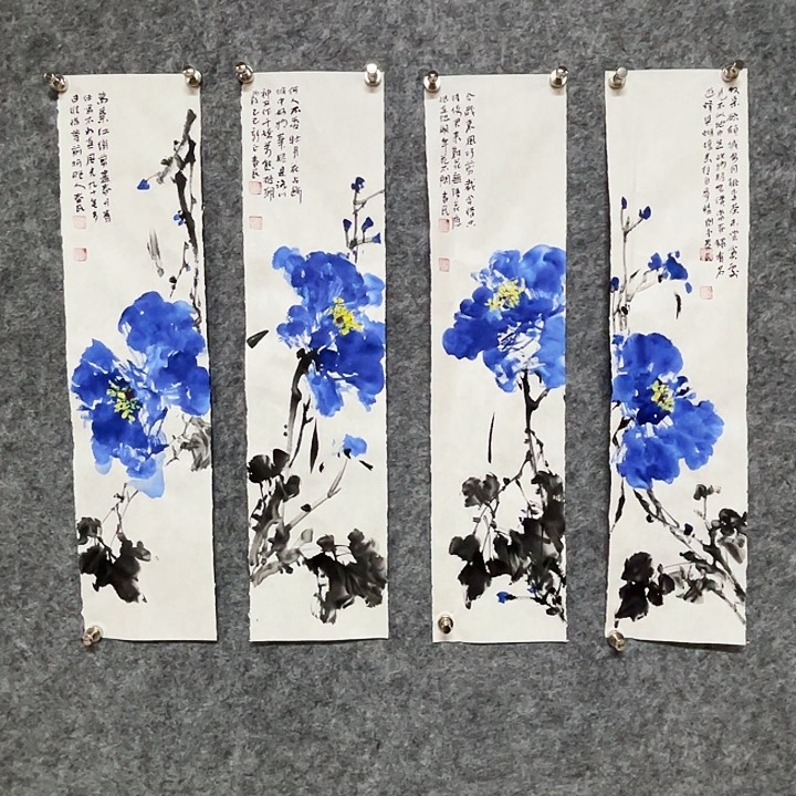 国画闲堂春民国画作品