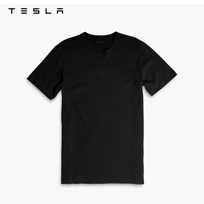 TESLA/特斯拉3D 字标短袖T恤