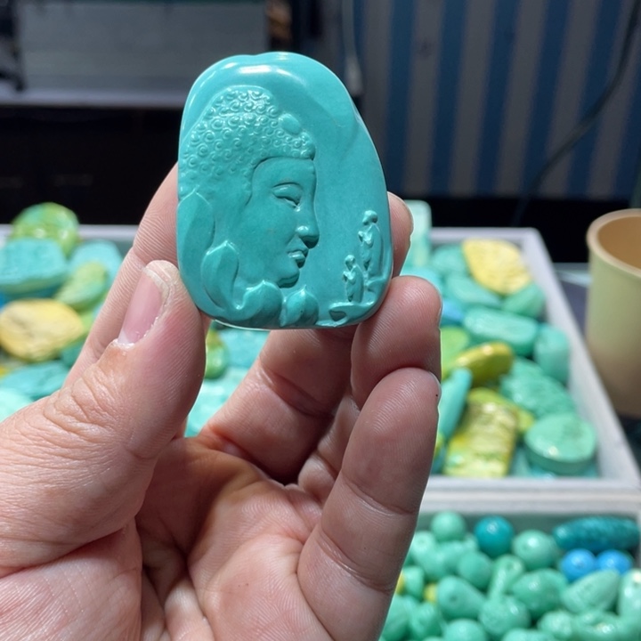 菱锰矿珠宝半成品未镶嵌