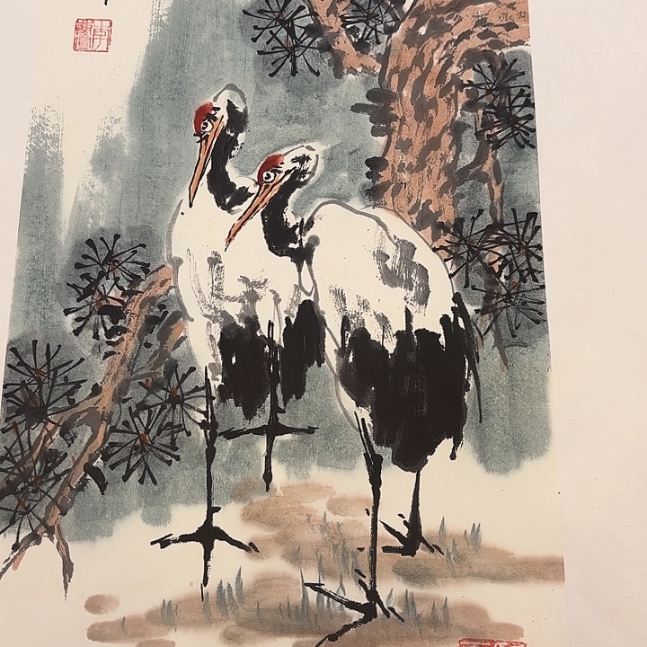 小***奶国画李庆宣老先生原作