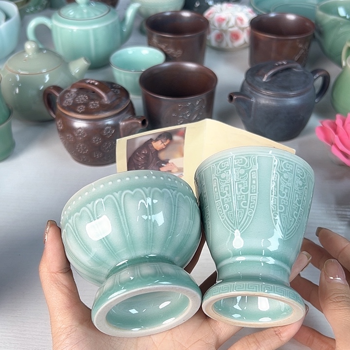 小米茶器龙泉青瓷