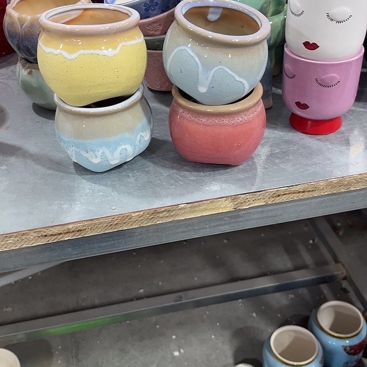 有孔！福利价陶瓷花盆惊喜福利