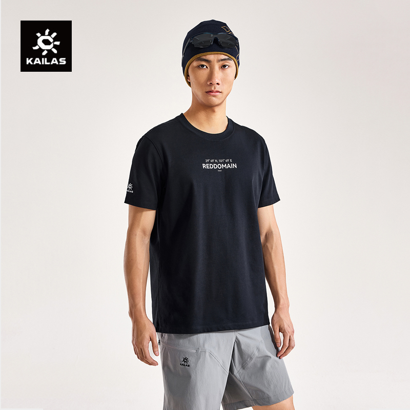 KAILAS凯乐石中性款人生第一座雪山棉T短袖户外运动登山徒步男女