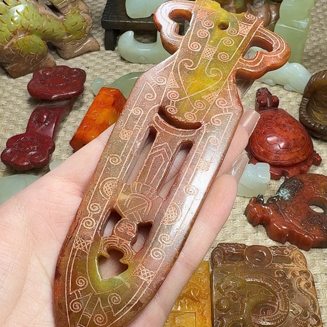 白玉菩提吊坠挂件