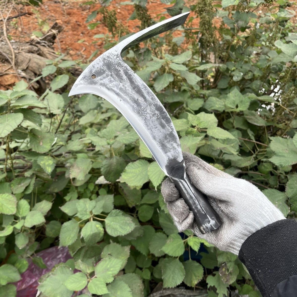 手工锻打凤凰柴刀鸟刀户外砍柴锋利一体弯刀新款