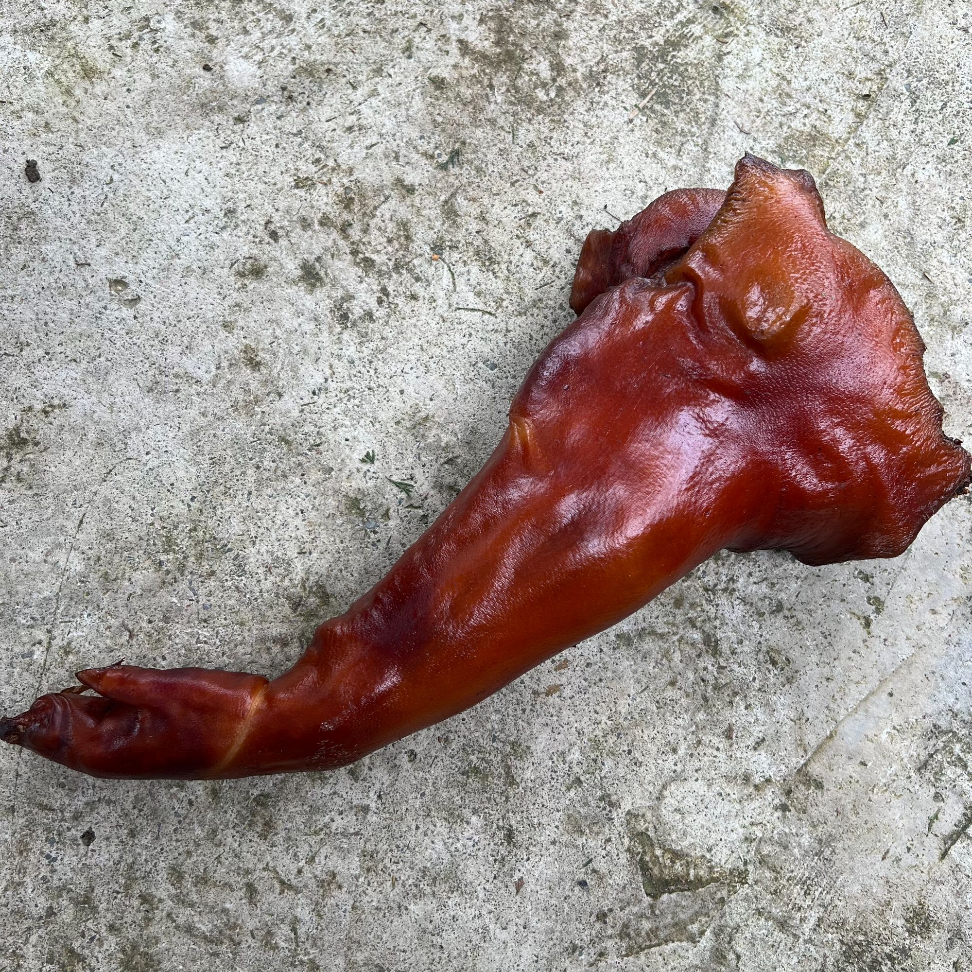 川渝农家传统工艺烟熏腊猪脚3.3 wly