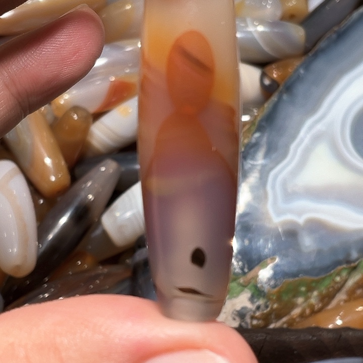 玛瑙/玉髓吊坠(不含链)未镶嵌