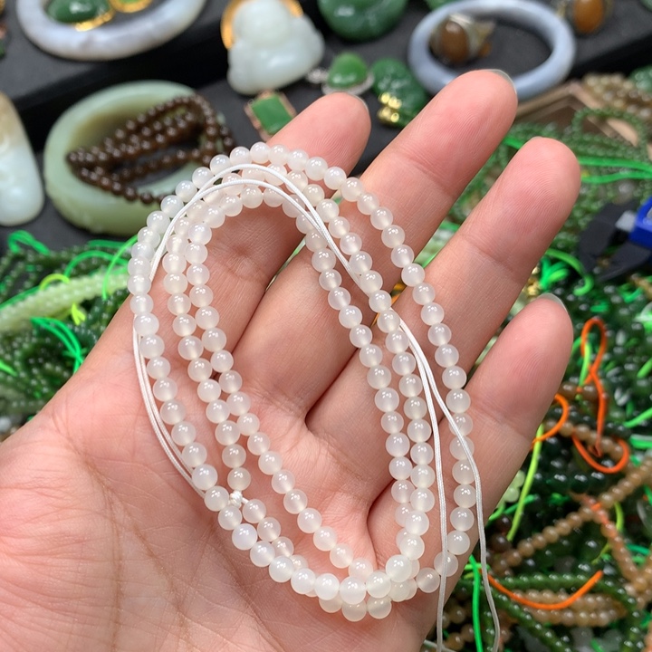 和田玉未镶嵌手链105