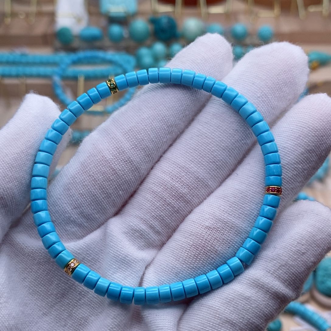 绿松石珠宝奇石未镶嵌