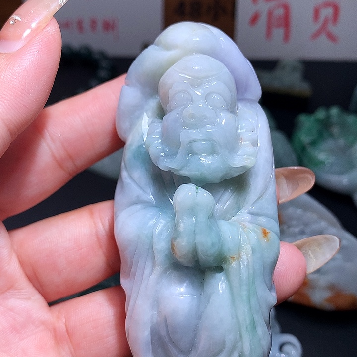 翡翠未镶嵌颈饰保真天然A货翡翠