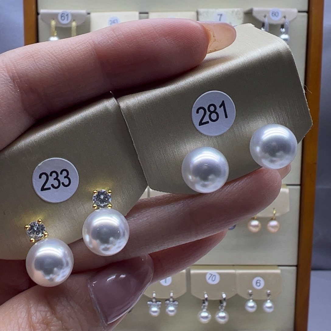 耳饰未镶嵌淡水珍珠