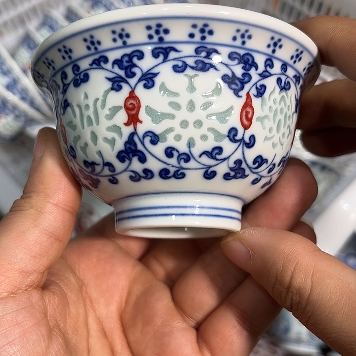 陶摆件景德镇主人杯22333