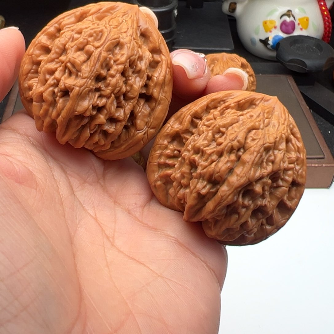 文玩核桃把件虎头王