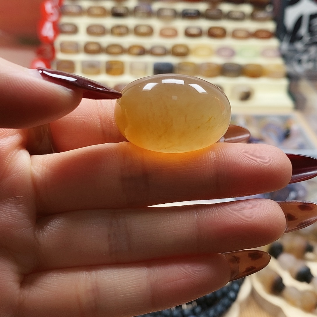 潼***宝玛瑙/玉髓未镶嵌戒指