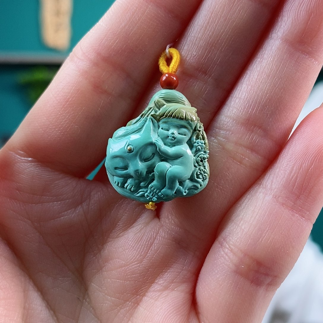 绿松石珠宝奇石未镶嵌