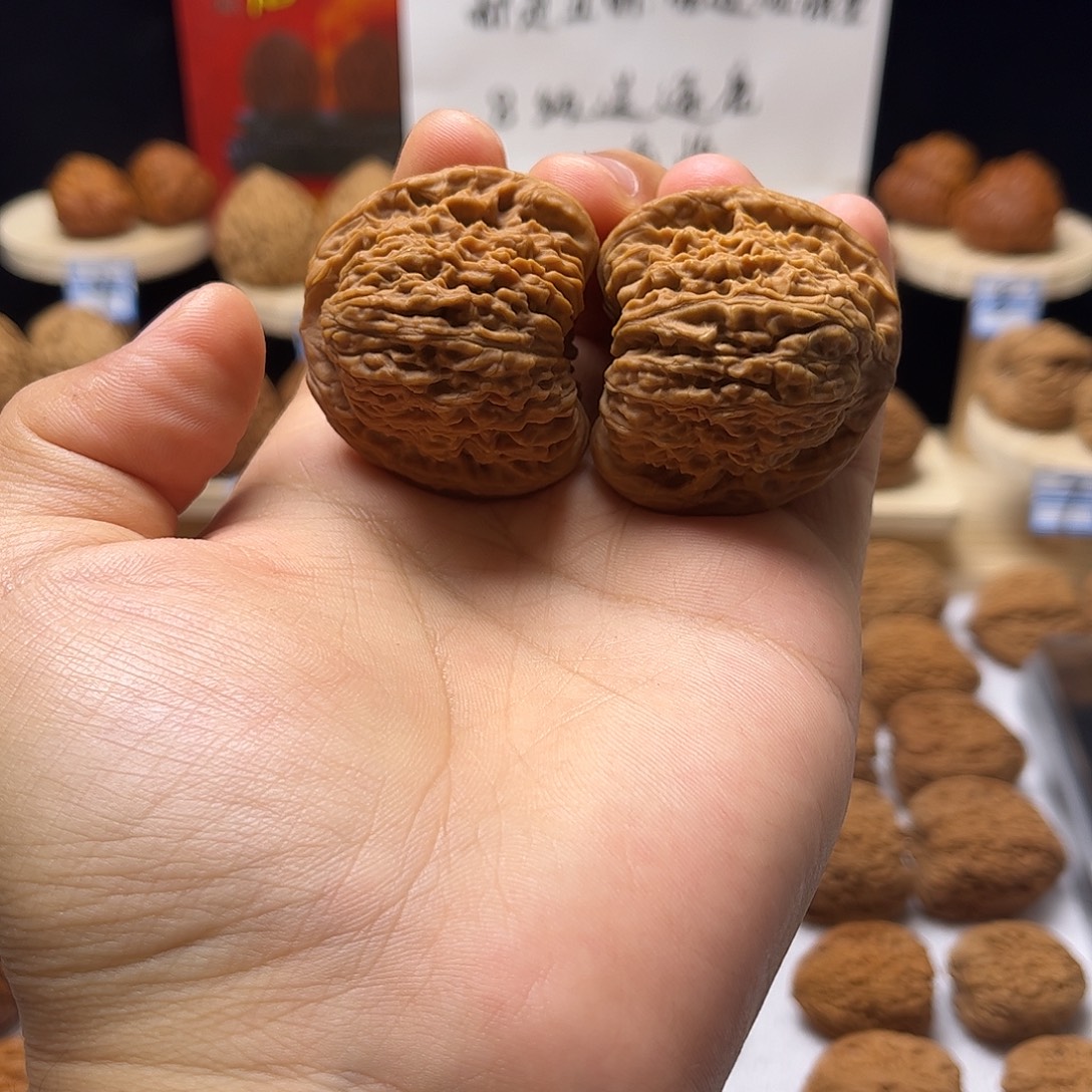 文玩核桃吊坠43全品拉丝凹底团子，顺丰到付