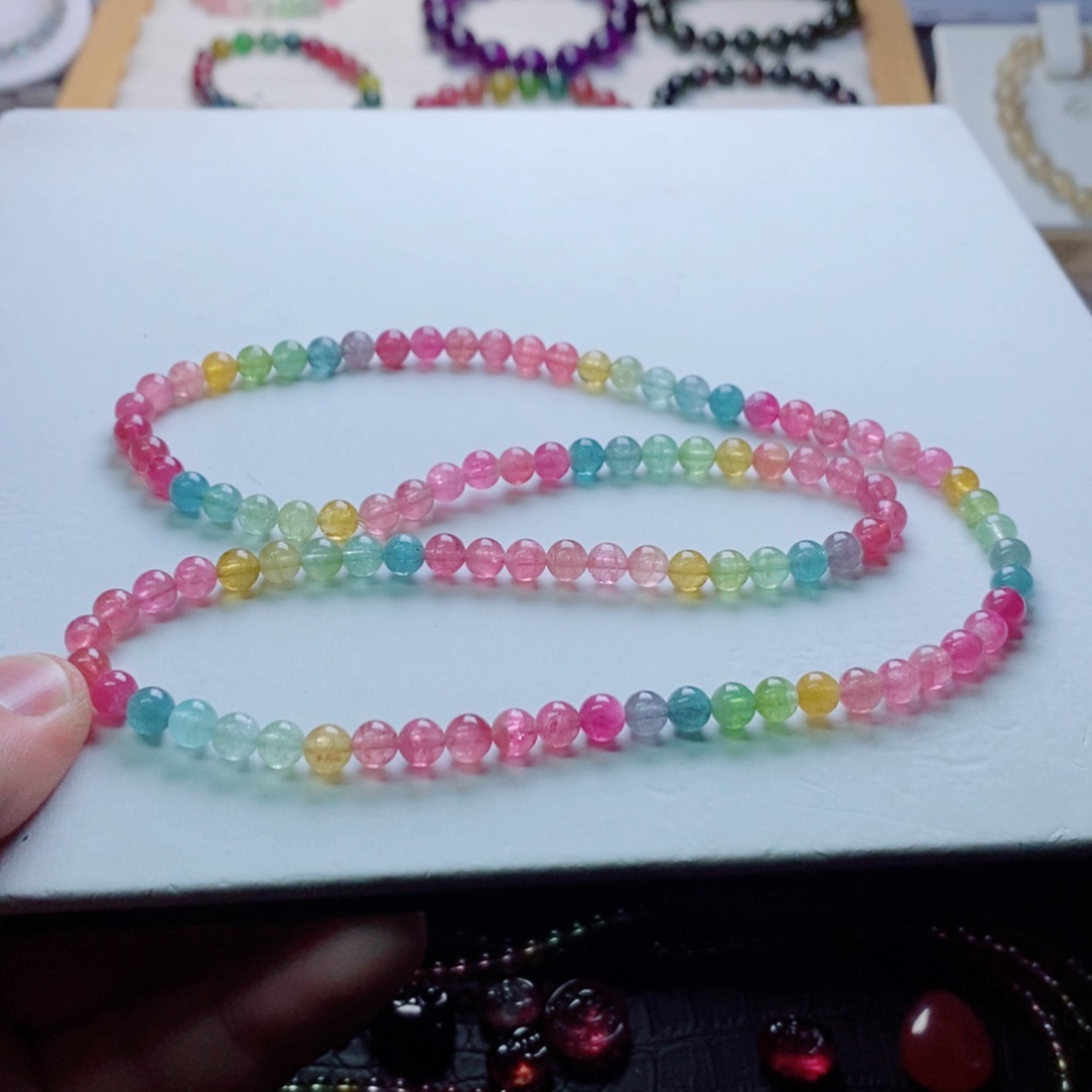 碧玺碧玺手链未镶嵌